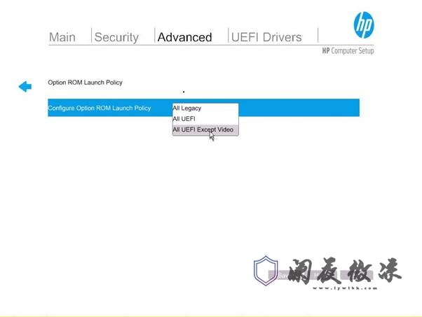 HP 增霸卡 V7.0 在白底 BIOS 设置说明