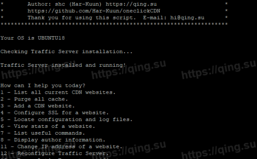 脚本一键安装配置吊炸天的CDN节点