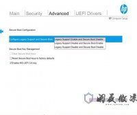 HP 增霸卡 V7.0 在白底 BIOS 设置说明